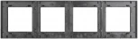 Рамка алюминиевая FRM-PRESTO-ALS-4-BK (Arlight) 043862