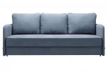 Диван тканевый прямой синий D1 Слим AAA4008022 Velutto 48