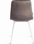 Стул CHILLY (mod. JSC-220) / 2 шт. в упаковке Tetchair (Велюр,Металл /Серый) арт.24567