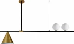Подвесной светильник Moderli Holly V4001-3P (220V, на тросе, шарики, асимметрия)