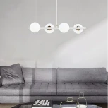 Подвесной реечный светильник Hakon L белый ImperiumLoft Hakon-L01 (101660-26)