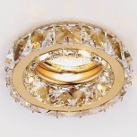 Встраиваемый точечный светильник Ambrella K112 CL/G (220V)