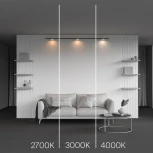 Трековый светильник магнитный 12W 24V Maytoni Zon TR189-1-12W2.7K-BW (LED, круглые)