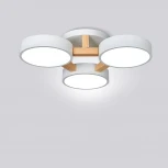 Потолочная люстра Joist 3 White Imperiumloft Joist01 (101699-26) (LED, 220V, пульт управления, круглые)