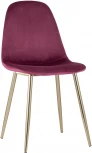 Стул Stool Group Валенсия велюр бордо золотые ножки УТ000004432