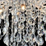 Потолочная люстра хрустальная Reluce 04033-0.3-07 WH+SILVER PN (220V)