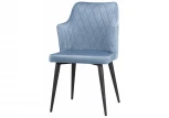 Стул Woodville на металлокаркасе Velen light blue 15026