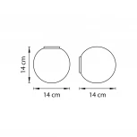 Настенный светильник Lightstar Globo 803010 (220V, шар)