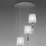 Подвесная люстра ярусная каскадная Mantra Tiffany 3857 (220V, на проводе)