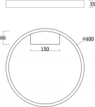 Потолочный светильник Maytoni Rim MOD058CL-L25BS4K