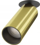 Встраиваемый точечный светильник Maytoni Focus Led C053CL-L12W4K-W-BS (220V, круглые)