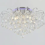 Потолочная люстра хрустальная Reluce 04021-0.3-07 CR+RGB (220V, пульт управления)