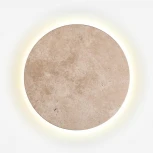 Настенный светильник Odeon Light Travertino 6625/15WL бежевый/металл/травертин IP20 LED 15W 3000K 220V (круглые)