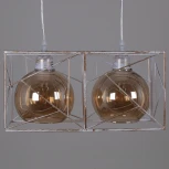 Подвесная люстра Reluce 03462-0.4-02 WH+GD (220V, на проводе)