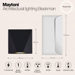Архитектурная подсветка Maytoni Beekman O577WL-L5B (LED, 220V, IP54)