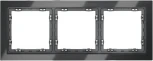 Рамка на 3 поста (графит, стекло) Voltum S70 VLS110307