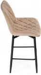 Полубарный стул Notta Баодин К Б/К крутящийся бежевый / черный 520609