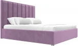 Кровать интерьерная Афродита 200 (Сиреневый/Микровельвет) Лига Диванов арт.120616