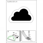 Настенный светильник ST Luce Nube SL950.501.01
