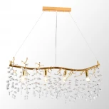 Подвесная люстра Lussole Presidio LSP-6014 (220V, хрусталь, на тросе)