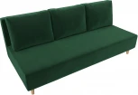 Диван прямой Лига-033 (Зеленый/Велюр) Лига Диванов арт.121091