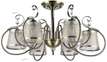 Потолочная люстра Freya Simone FR2020-PL-06-BZ (220V, подвески)