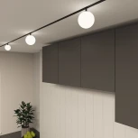 Трековый светильник LED с ПДУ 220V Denkirs Smart Mon DK8051-BK (шар)