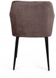 Стул с подлокотниками Robert, бархат антрацит 14 Top Concept ROBERT 74819
