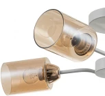 Потолочная люстра на штанге Escada Vertigo 1131/4P White/Gold 4x60Вт E27, металл/стекло, белый/золото