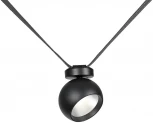 Трековый светодиодный светильник ременной Kink Light Сатори 6427,19 черный Led 9W (шар)