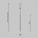 Подвесной светильник Maytoni Halo MOD246PL-L24BK1 (LED, 220V, на проводе)