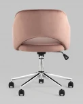 Кресло компьютерное Кларк велюр розовый УТ000025779