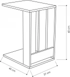 Стол приставной LEVE EDI SIDE TABLE LEV00130