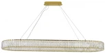 Подвесной светильник Newport 8240 8240/140 oval gold (LED, 220V, хрусталь, на тросе)