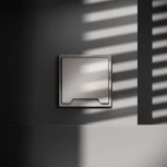 Розетка с заземлением, шторками и крышкой (кашемир) Voltum S70 VLS040303