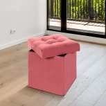 Пуфик Dreambag складной Коралловый Велюр 13584