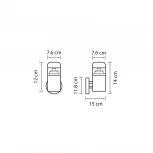 Настенный светильник уличный Lightstar Raggio 376615