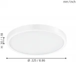 Потолочный светильник круглый Eglo Fueva-a 98292 (LED, 220V, пульт управления, круглые)
