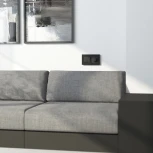 Рамка на 2 поста (черный алюминий) Werkel W0023508 (a066330)