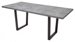 Стол ЛОФТ Бетон Портленд/ Черный 138