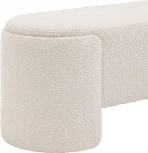 Банкетка Taks букле белый Stool Group (арт.УТ000039115)