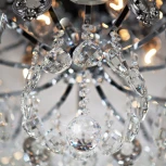 Потолочная люстра Eurosvet Crystal 10081/6 хром / прозрачный хрусталь