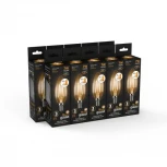 Лампочка светодиодная E14 7 Вт 550 lm 2700K теплое желтое свечение Gauss Filament 103801107