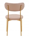 Стул Stool Group Барбара экокожа бежевая золотые ножки УТ000028059