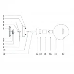 Бра Lightstar Beta 785617 (220V, шар)