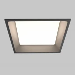 Встраиваемый светильник 24W Maytoni Okno DL056-24W3-4-6K-B (LED, 220V, IP44)