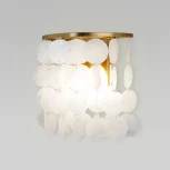 Бра Eurosvet Sandra 60084/2 латунь/перламутр (a071169) (220V)