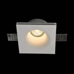 Встраиваемый светильник Gyps Modern GU10 1x35Вт Maytoni Technical DL001-1-01-W