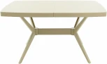 Стол Аврора Оскар 2М Glass 140, Капучино