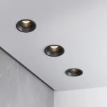 Светильник встраиваемый Elektrostandard Punto 25016/01 GU10 черный (220V, круглые)